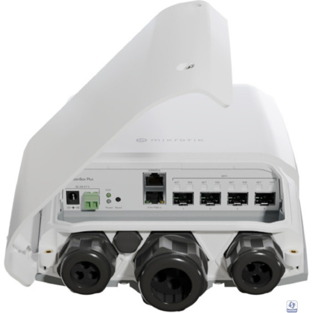 MikroTik CRS305-1G-4S+OUT Коммутатор управляемый, FiberBox Plus, 1*1Gbit RJ45, 4*SFP+, outdoor case