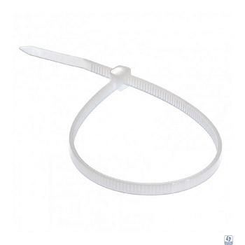 Rexant (07-0300) Стяжка кабельная нейлоновая 300x3,6мм, белая (100 шт/уп)