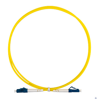 Rexant (50-1110-5) Патч-корд оптический одномодовый (SM) 9/125 OS2 разъемы zip-cord SC/UPC-SC/UPC 3мм Simplex LSZH 5м желтый