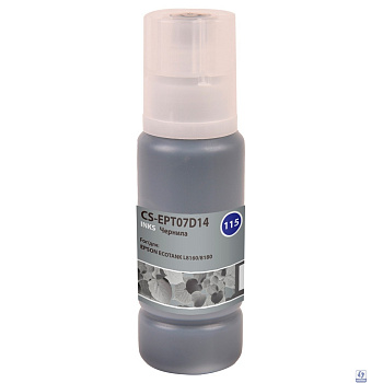 Чернила Cactus CS-EPT07D14 115PBK черный фото70мл для Epson ECOTANK L8160/8180