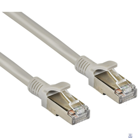 Exegate EX281998RUS Патч-корд медный FTP-RJ45-RJ45-C5e-CU-2M-GY, FTP, cat.5e, 2м, серый