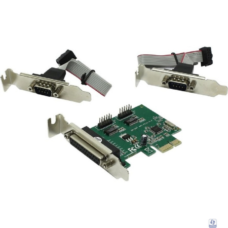 ORIENT XWT-PE2S1PLP RTL контроллер  PCI-E to COM 2-port + LPT 1-port (WCH CH382) Low Profile (30255)