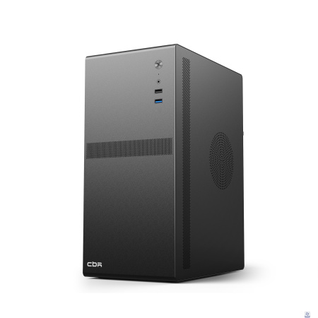 CBR Корпус mATX Minitower V201, без БП, 2*USB 2.0, HD Audio+Mic, Black [PCC-MATX-V201-WPSU]