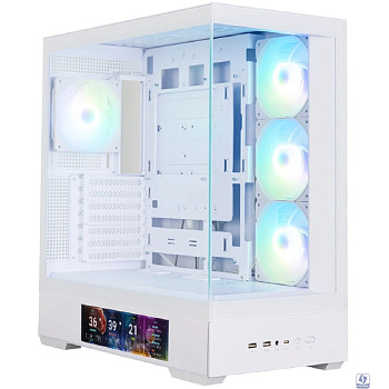 Корпус для ПК Zalman P40 DS White ATX Mid Tower PC Case, 120mm ARGB Fanx4