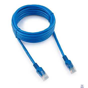 Cablexpert Патч-корд медный UTP PP10-3M/B кат.5, 3м, литой, многожильный (синий)