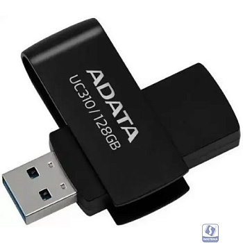 A-DATA Flash Drive 128GB <UC310-128G-RBK> UC310, USB 3.2, черный