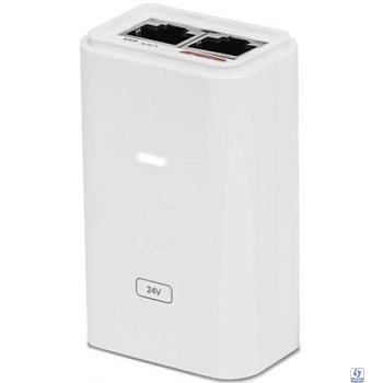 UBIQUITI POE-24-24W-G-WH, Gigabit PoE Injector, 24V/1A (24W), white