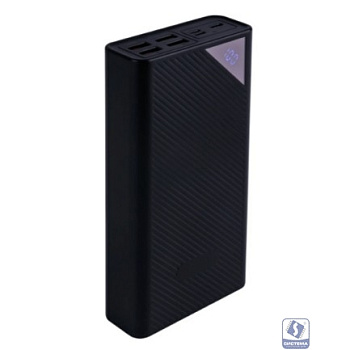 Мобильный аккумулятор Digma DGP-30000-4U 30000mAh QC 4.0 PD 22.5W 3A 4xUSB-A/USB-C черный (DGP-30000-4U-B)