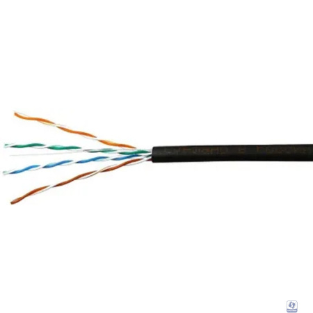 SkyNet Кабель Standart UTP outdoor 4x2x0,48, медный, FLUKE TEST, кат.5e, однож., 100 м, box, черный [CSS-UTP-4-CU-OUT/100]