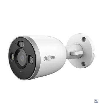 DAHUA DH-IPC-F3DP-PV-0280B Уличная цилиндрическая IP-видеокамера с ИК 30м и LED 30м и Wi-Fi 3Мп; 1/2.8” CMOS 2.8мм сигнализация красно-синей подсветкой; встроенные микрофон+динамик;IP67 металл пластик
