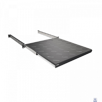 NTSS Полка выдвижная NTSS глубина 500мм, крепление 19 1U, для шкафов глубиной 800мм, черный RAL 9005 NTSS-MSKB-FS-800-BL