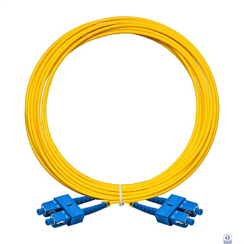 Exegate EX297932RUS Патч-корд волоконно-оптический FC-D-9-SC-SC-5M-LSZH (Шнур ВО SM 9/125 (OS2/G.652.D), SC/UPC-SC/UPC, Duplex, LSZH, 5м)