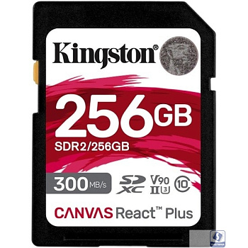 SecureDigital 256GB Kingston SDR2/256GB Canvas React Plus w/o adapter Class10 