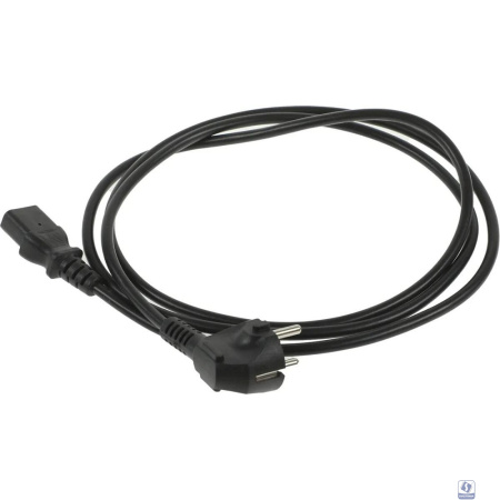 REM Шнур питания с заземлением IEC 60320 C13/EU-Schuko, 10А/250В (3x1,0), длина 1,8 м. (R-10-Cord-C13-S-1.8)