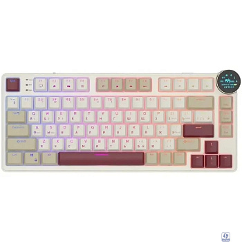 Клавиатура RK N80 беспроводная Rosy Clouds, линейные свитчи RK Red