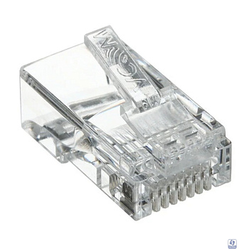 VCOM VNA2200 Коннектор RJ-45 для UTP кабеля 5 кат. (20 шт. в уп-ке), блистер (4895182229006)