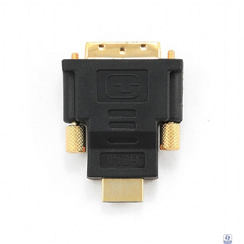 Gembird Переходник HDMI-DVI  19M/19M(папа-папа), золотые разъемы  [A-HDMI-DVI-1]