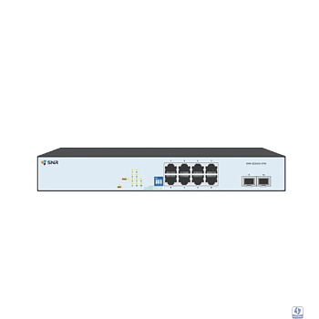 SNR SNR-S2300G-8TM Управляемый Web-smart коммутатор уровня 2, 8 портов 10/100/1000Base-T, 2 порта 1/2.5G SFP, встроенный БП ~220V AC