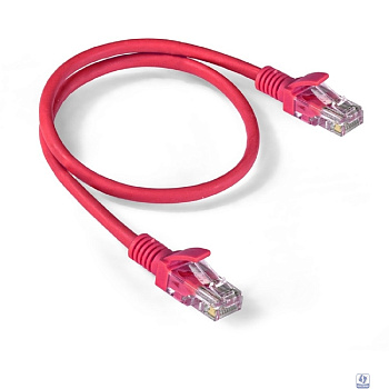 Exegate EX286378RUS Патч-корд LSZH UTP-RJ45-RJ45-5e-0,5M-LSZH-RD, UTP, cat.5e, 0.5м, красный
