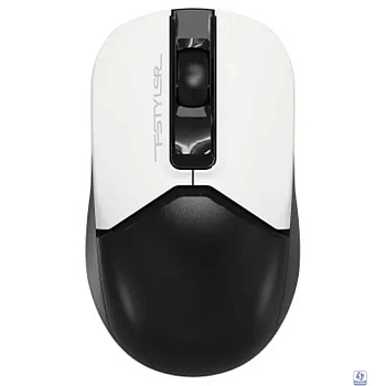 A-4Tech Мышь Fstyler FB12 черный/белый оптическая (1200dpi) беспроводная BT/Radio USB (3but) [1595332]