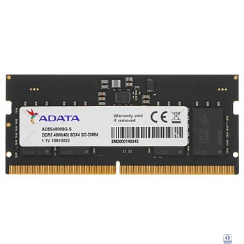 A-data DDR5 SODIMM 8GB DDR5-4800 AD5S48008G-S, CL40, 1.1V 