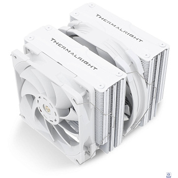 Thermalright Кулер Frost Commander 140 White  LGA115X/1200/1700/2011/-3/2066/AM4/AM5 (Dual Tower, 120mm + 140mm PWM Fan, медное основание, 5 тепл. трубок 8мм) / TRFC140W
