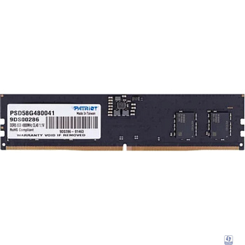 Patriot DDR5 DIMM 8GB 4800 MT/s CL40 PSD58G480041