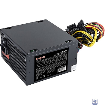 Exegate EX292180RUS-S Блок питания 750W ExeGate 750NPX (ATX, SC, 12cm fan, 24pin, 2x(4+4)pin, 2xPCI-E, 5xSATA, 3xIDE, black, кабель 220V с защитой от выдергивания)