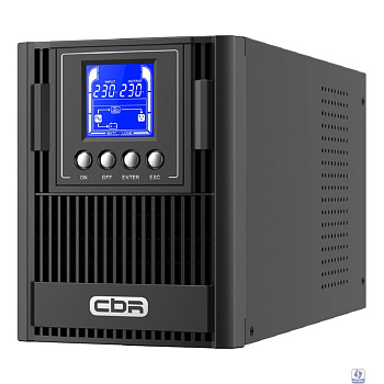ИБП CBR ESSENCE ESN-1000 [Online 1000 VA / 1000 W, Tower, 3 x EURO, LCD, HID-USB, RS232, EPO, SNMP slot]