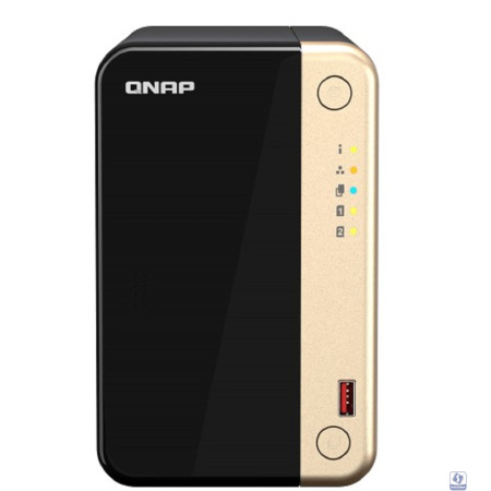 Сетевое хранилище NAS Qnap Original TS-264-8G 2-bay настольный Celeron N5095
