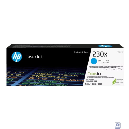 Тонер-картридж/ HP 230X Cyan Original LaserJet Toner Cartridge