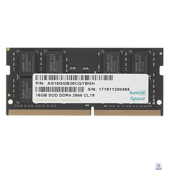 Apacer DDR4 SODIMM 16GB  ES.16G2V.GNH PC4-21300, 2666MHz