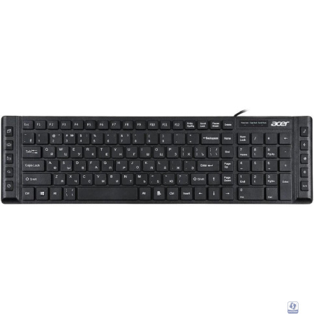 Acer OKW010 [ZL.KBDEE.002] Keyboard USB slim Multimedia black  Клавиатура проводная 