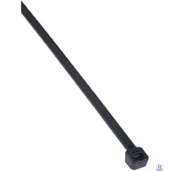 Аксессуары к шкафам и стойкам Hyperline GT-200IBC-25 Стяжка нейлоновая неоткрывающаяся, безгалогенная (halogen free), 200x2.5 мм, полиамид 6.6, -40°C - +85°C, черная, (100 шт)