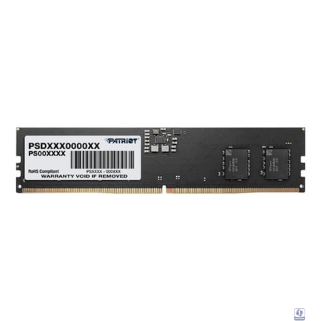 Patriot DDR5 DIMM 8Gb 5200MHz PSD58G520041 Signature RTL PC5-41600 CL42ECC 288-pin 1.1В single rank