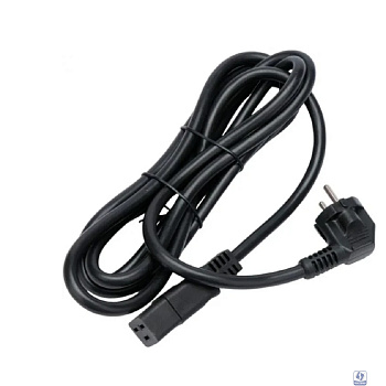 Кабель питания Cablexpert (RU) Schuko-C19, 3x2.5мм2, 16A, с заземлением, медь, 1.5м, черный, пак (PC-S22-C19-2.5-1.5M)