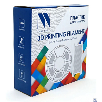Филамент NVPRINT Silk PLA+ Rainbow 04 для 3D печати диаметр 1.75мм  длина 330 метров  масса 1 кг