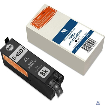 Струйный картридж NV Print T40D1 (NV-C13T40D140) Black для Epson SureColor SC-T5100/T3100 (65 мл) 