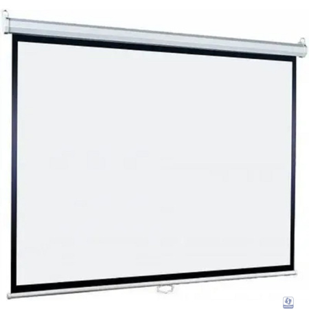 Lumien Eco Picture [LEP-100109] Настенный экран  203х203см (рабочая область 195х195 см) Matte White восьмигранный корпус, возможность потолочн./настенного крепления, уровень в комплекте, 1:1 (треуголь