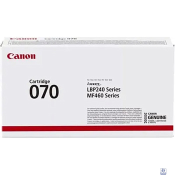 Canon 5639C002  Cartridge 070 Тонер-картридж для MF461w/463dw/465dw/LBP243dw/246dw Black (3000 стр.)