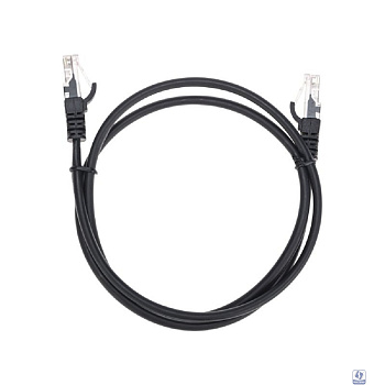 Rexant (02-0102-1) Патч-корд U/UTP, CAT 5e, RJ45-RJ45, 26AWG, LSZH, черный, 1м