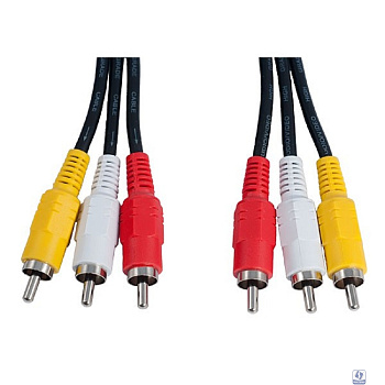 PERFEO Кабель 3xRCA вилка - 3xRCA вилка, длина 2 м. (R3101)