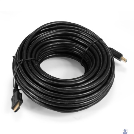 Exegate EX287734RUS Кабель HDMI ExeGate EX-CC-HDMI2-15.0 (19M/19M, v2.0, 15м, 4K UHD, Ethernet, позолоченные контакты)