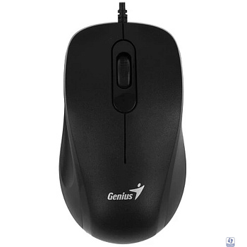Мышь проводная Genius DX-101, Black, USB, разрешение 1200 DPI. Цвет: черный