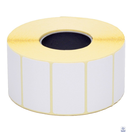 Термоэтикетки Cactus Eco CS-TE43251000 сегм.:43x25 mm самоклей. д.вн.рул.80мм д.вт.40мм 1000шт/рул белый 