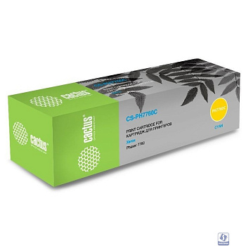 Картридж лазерный Cactus 106R01160 CS-PH7760C голубой бар.в компл. (25000стр.) для Xerox Phaser 7760/7760dn/7760dx/7760dxf