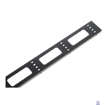 ЦМО Вертикальный кабельный органайзер для стойки внешний с окнами, ширина 95мм 49U, цвет черный (ВКО-СТК-49-9005)