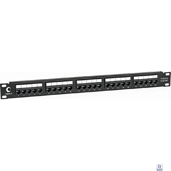 Cabeus PL-25-TEL-Toolless Патч-панель 19" (1U), 25 портов, RJ-11 (6P4C)