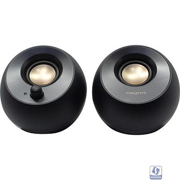 Creative Pebble V2 MF1695 2.0 черный 8Вт