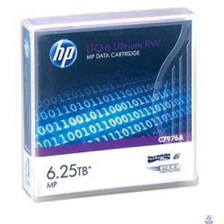 HPE C7976A, LTO-6 Ultrium 6.25TB RW Data Tape